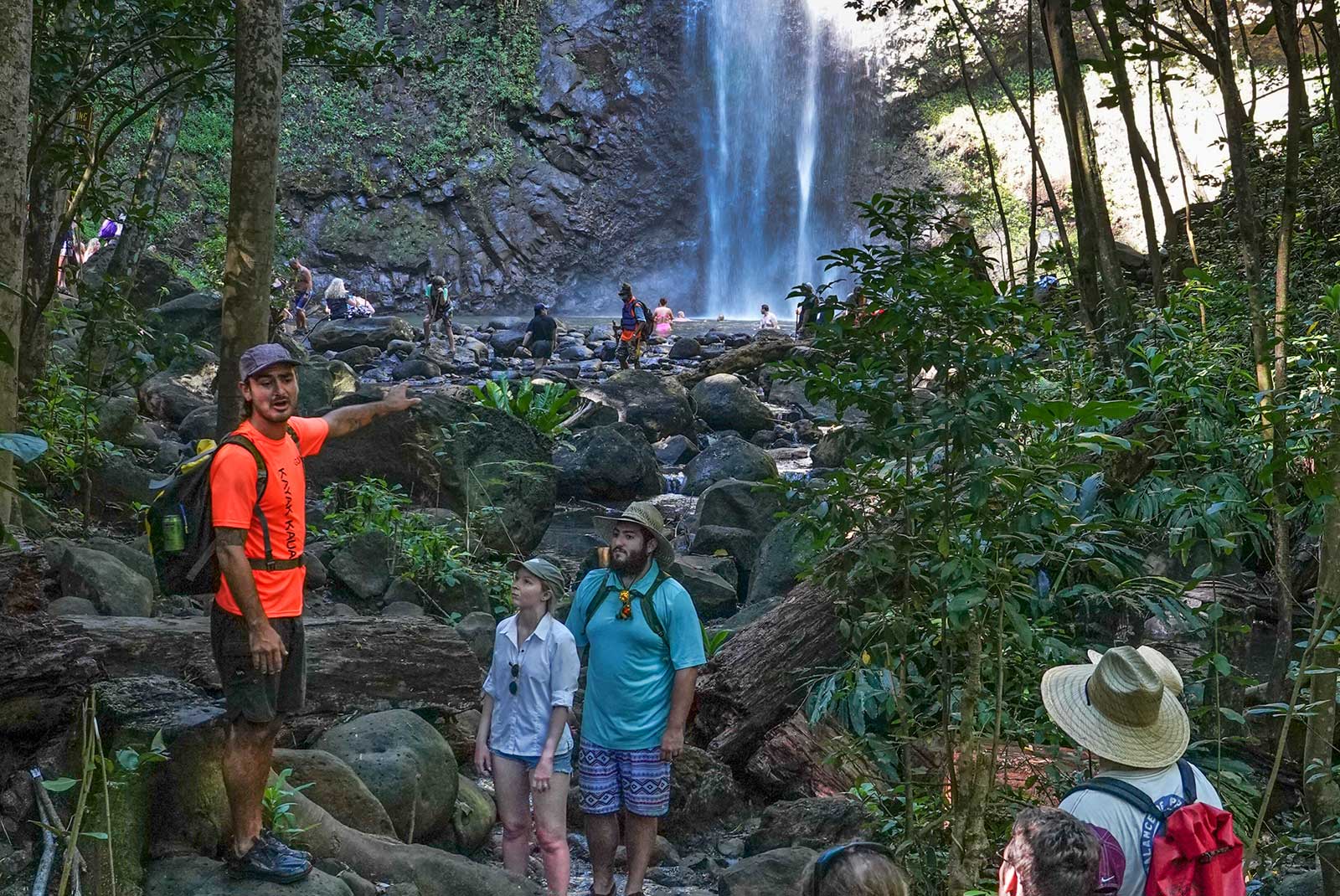 Wailua Sacred Falls at the Falls