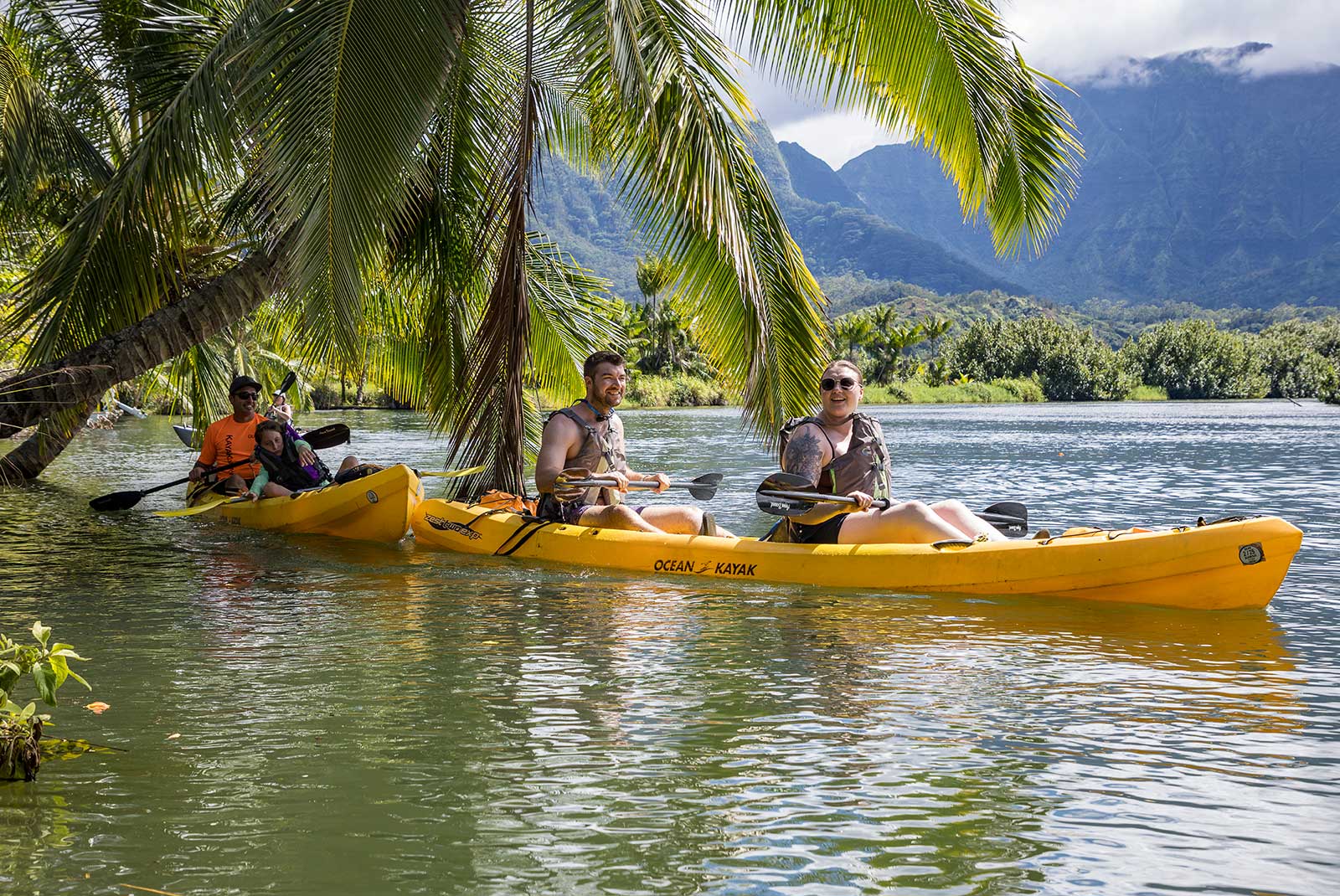 Hanalei Kayaking Tour in the River