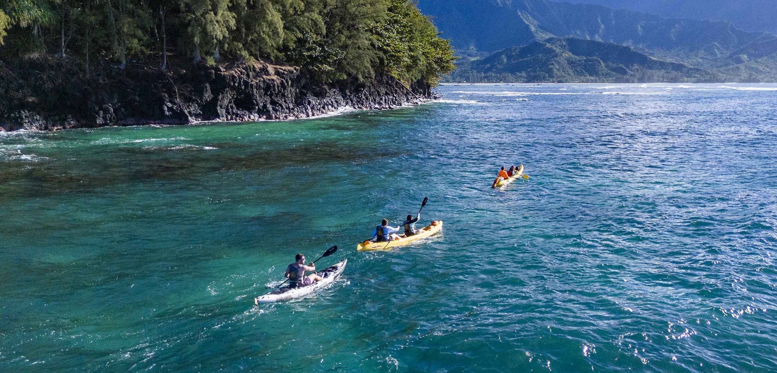 Hanalei River and Bay Paddle and Snorkel