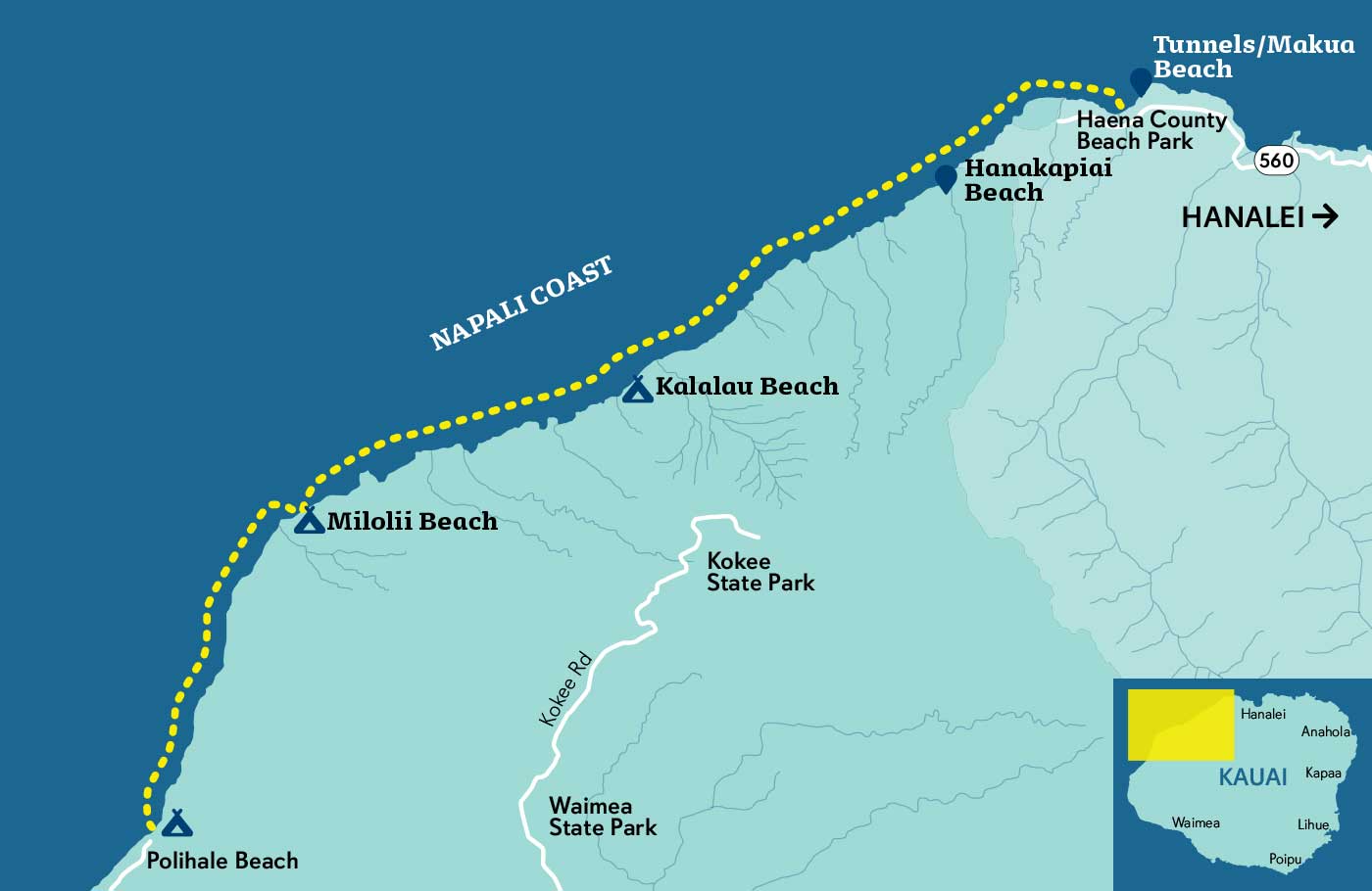 Na Pali Coast Kayak Camping